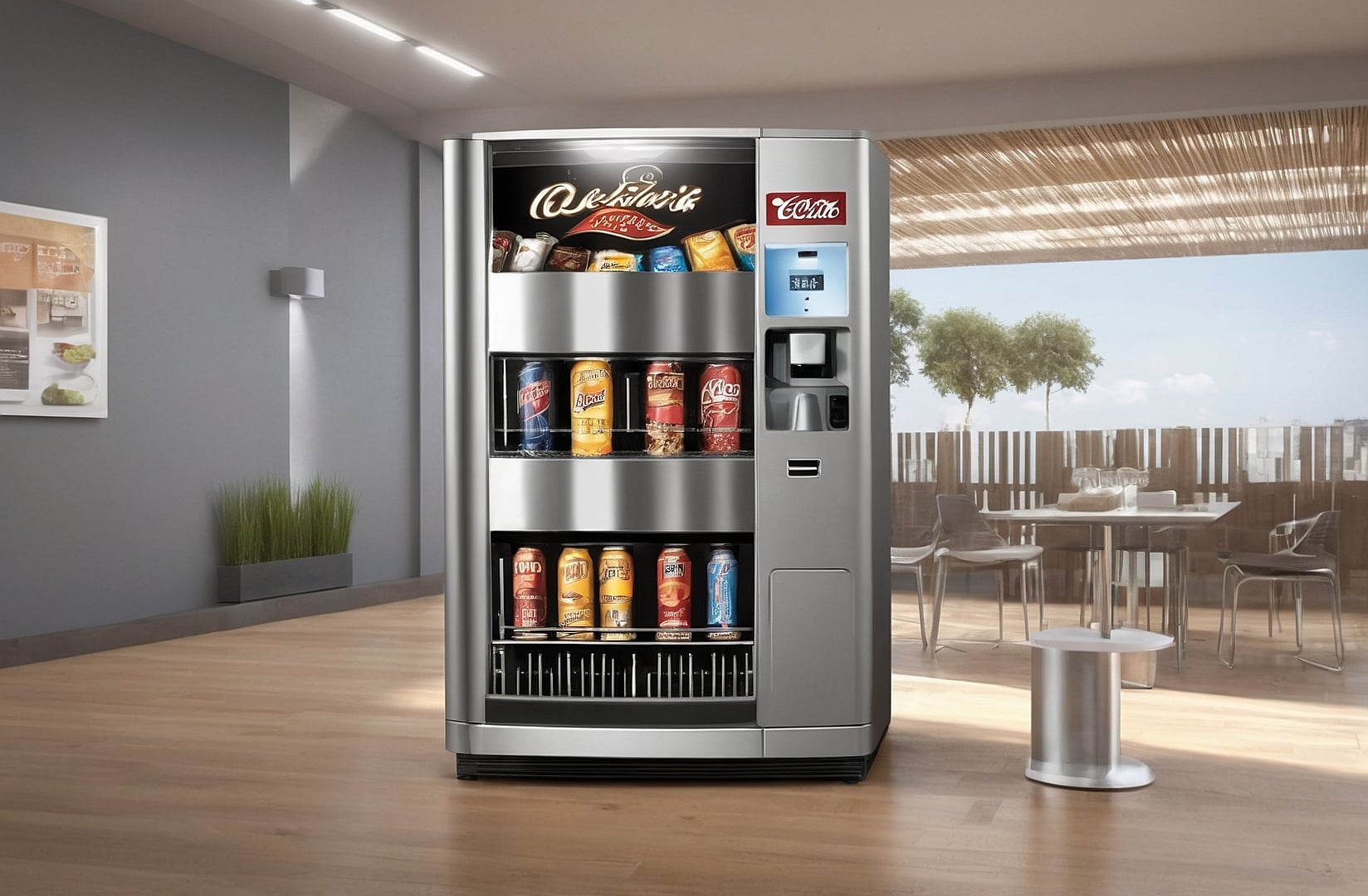 Máquina vending conveniente